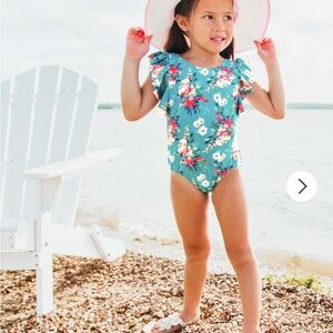 Ruffle Butts Butterfly Sleeve One Piece Swimsuit